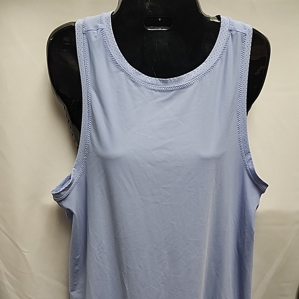 ATHLETA Pacifica ll Tank Dress Racerback Sundress Womens Blue Size S
